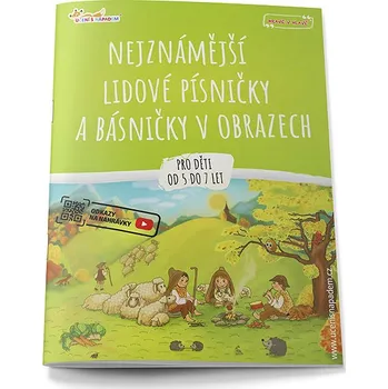 Předškolní výuka Nejznámější české lidové písničky v obrazech - pracovní sešit Kniha