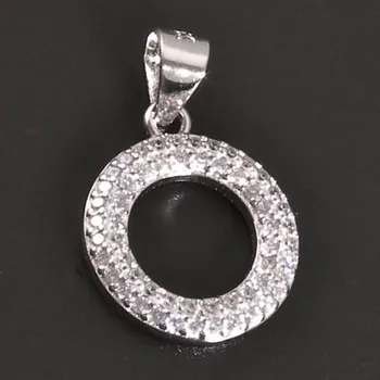 Přívěsek Goldpoint Stříbrný přívěs zirkonové kolečko Varianta: stříbrný přívěs