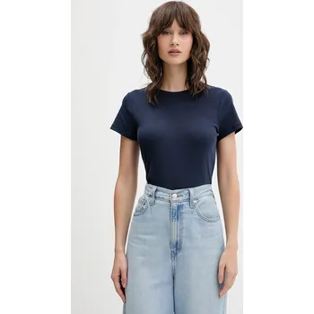 Bavlněné tričko Hollister Co. KI339.5073.200 námořnická modř 59X, vel. XS