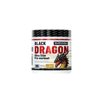Anabolizér Survival Black Dragon Ultra Stim 300g, Mango/Pomeranč