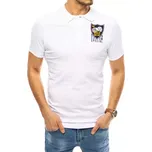 Polo tričko s výšivkou bílé Dstreet DStreet bílá 1527922