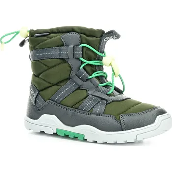 Dívčí obuv Xero Shoes Alpine Pull-On Army green dětské barefoot sněhule Velikost boty (EU): 31, Vnitřní délka boty: 191, Vnitřní šířka boty: 74