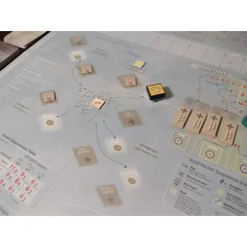 Příslušenství k deskovým hrám GMT Skies Above Britain - sada pevných map (Mounted Map Set)