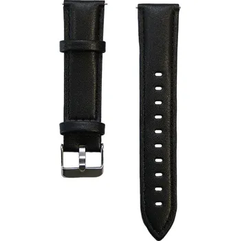 Příslušenství k chytrým hodinkám Madvell Kožený řemínek černá Lotus 20mm