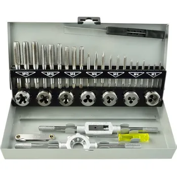 Sada nářadí sada závitníků a oček M3 - M12, 32 dílná