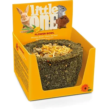 Krmivo pro hlodavce Little One miska s květy 140g