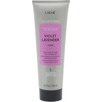 Vlasová regenerace Lakmé Teknia Color Refresh Violet Lavender Mask - Vyživující maska s barevnými pigmenty pro vlasy s fialovými odstíny 250 ml