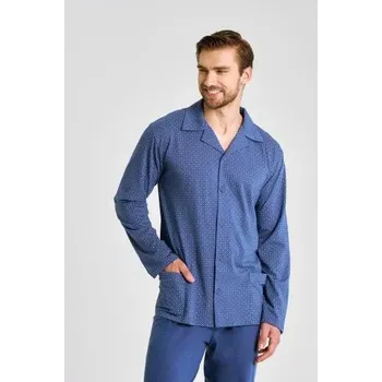 Pánské pyžamo Pánské propínací pyžamo 3483-Derek, vel. L, XL, XXL