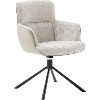 Jídelní židle Jídelní otočná židle TURA, krémová