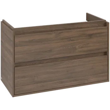 Koupelnový nábytek Villeroy & Boch Skyla - Skříňka pod umyvadlo 972x439 mm, 2 zásuvky, Arizona Oak C79900VH