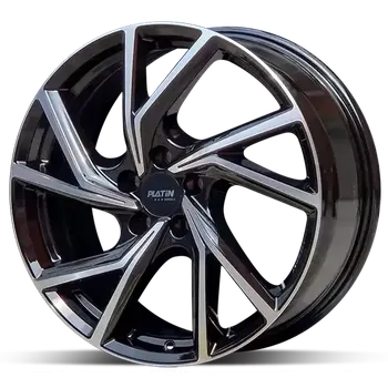 Alu kolo Platin P107 Diamond Black Polished 7,5x19 (5x112 ET49) 66,6 + DOPRAVA ZDARMA!
