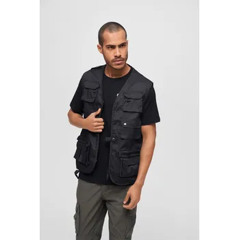 Pánské oblečení Luis Vintage tričko černé Brandit černá | hnědá 1754919