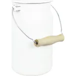 Strömshaga Smaltovaná konev na mléko Emils OffWhite 2 l