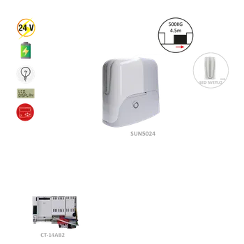 Pohon brány Key Automation S.r.l. SUN5024 pohon pro posuvnou bránu do 500 kg