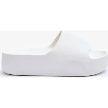 Dámské žabky Dámské pantofle se silnou podrážkou bílé Oreithano Velikost: 38
