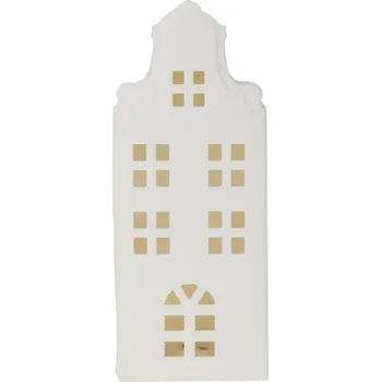 Lampička Home Styling Collection LED lampa ve tvaru domu, 31 cm, bílá