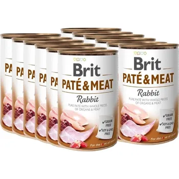 BRIT PATE & MEAT RABBIT 12x400g