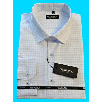 Pánská košile Pánská košile s dlouhým rukávem - střih REGULAR - vzor F901 - 48