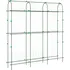 Opora na rostlinu vidaXL 3281498 treláž pro popínavé rostliny U zelená 181 x 31 x 182,5 cm 2 ks