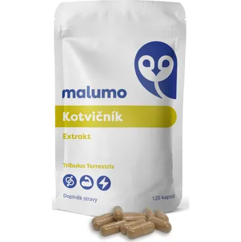 Přírodní produkt Malumo Kotvičník Extrakt Počet kapslí: 60ks Tribulus Terrestris