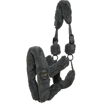 Catago Ohlávka Quick Dry CATAGO, s beránkem, asphalt FULL