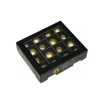 Skleněné baňky světle zlaté 3 cm, sada 16 ks