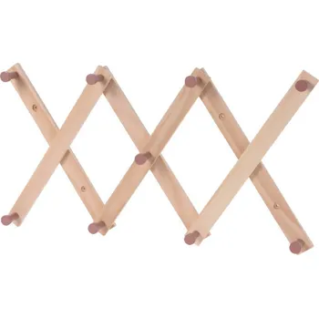 Věšák Home Styling Collection Věšák na oblečení pro děti, z borovicového dřeva, 60 cm