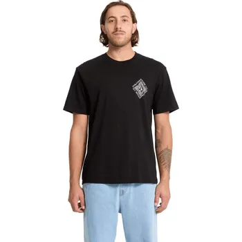 Pánské tričko Volcom pánské tričko Obtical Black | Černá | Velikost M | 100% bavlna