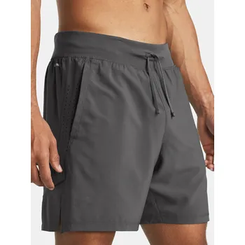 Pánské kraťasy Pánské kraťasy Under Armour UA LAUNCH PRO 2n1 7'' SHORTS-GRY - šedé Velikost: L