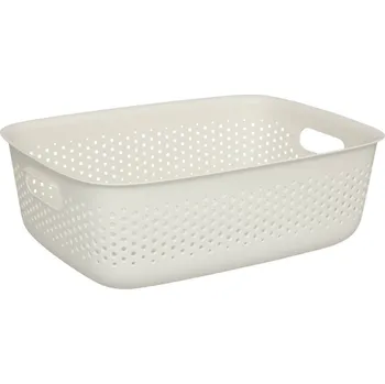 Úložný box 5five Simply Smart Ažurový úložný box SIENNE, plastový, s úchyty, 10 l