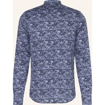 Pánská košile q1 Manufaktur Pánská Košile Regular Fit Se Stojáčkem, tmavě...