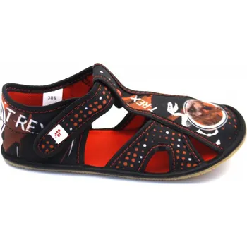 Dámská zdravotní obuv Ef Barefoot bačkůrky 386 OTEVŘENÉ T-REX Velikost EU: 35, vnitřní délka: 224, vnitřní šířka: 83