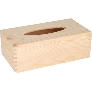 Dárková krabička Firemní dárek - Dřevěná krabička na kapesníky