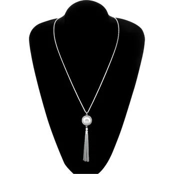 Náhrdelník IZMAEL Dámský Náhrdelník GO 38865 Stříbrná/Bílá KP38865