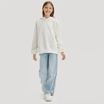 Dívčí džíny Reserved - Pružné džíny wide leg - modrá - 804FF-05J - 804FF-05J-122