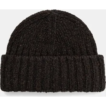 Pokrývka hlavy Čepice s příměsí vlny Marc O'Polo 530510901052 hnědá 98A, vel. ONE SIZE