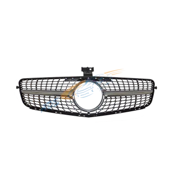 Kapota Přední maska diamond stříbrná Mercedes W204, 2007–2013