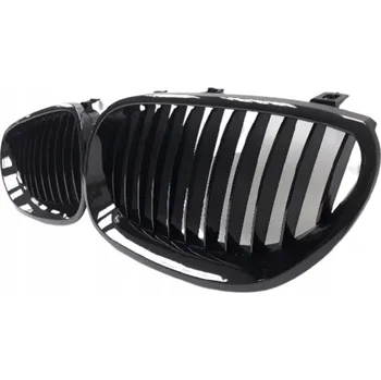 Kapota Přední maska, ledvinky, mřížky BMW 5 E60 (03-10) černá lesklá