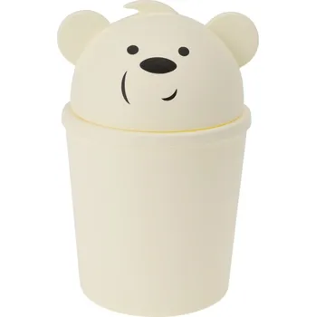 Odpadkový koš ProWorld Malý odpadkový koš ve tvaru medvídka do dětského pokoje, 1,5 l