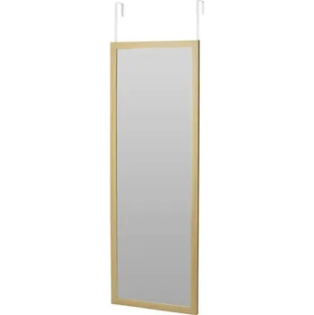 Zrcadlo Home Styling Collection Velké nástěnné zrcadlo na dveře, rám MDF, 34 x 94 cm