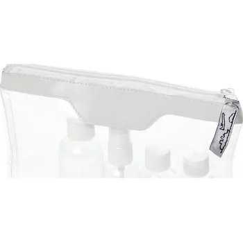 Kosmetická taška Sada cestovních lahviček Munich schválená leteckými společnostmi - Bílá