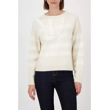 Dámský svetr MONARI CIAO BELLA dámský svetr béžový s pruhovaným vzorem