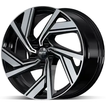 Alu kolo Platin P114 Black Polished 9,5x19 (5x114,3 ET45) 64,1 + DOPRAVA ZDARMA!