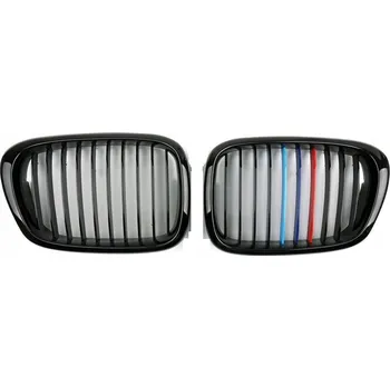 Kapota Přední maska, ledvinky, mřížky BMW 5 E39 (00-04) TRIKOLORA ///M - sada L+P
