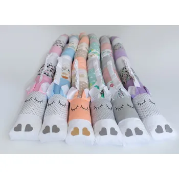 Dětsný nábytek Zvířátkový mantinel do postýlky na přání Mantinel: s bílým řasením na hřbetu zvířátka