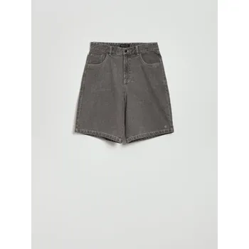 Pánská móda Džínové kraťasy - 33 - House - šedá - 836BN-90J