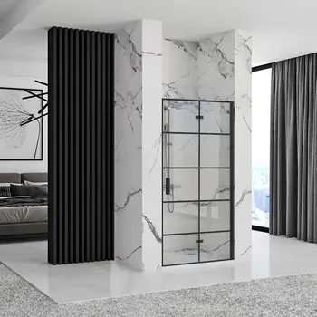 Sprchové dveře Sprchové Dveře Rea Molier černé 90 + Profil