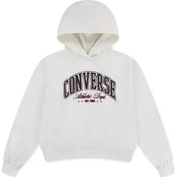 Chlapecká mikina Dětská mikina s bavlnou Converse 4CH859 béžová 01X, vel. 140-155