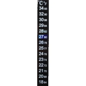 Domácí teploměr Digitální teploměr nalepovací 18 - 34 C