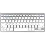 TRUST TRUST/Bezdrátová Bluetooth/CZ-SK layout/Stříbrná